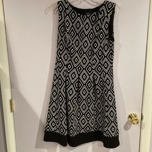 Black and White Sun Dress